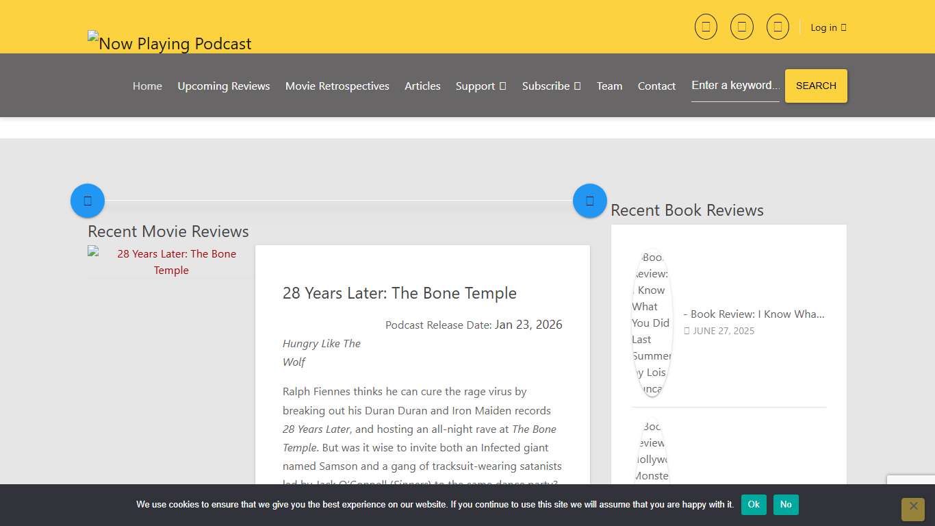 Now Playing Podcast – Now Playing – The Movie Review Podcast